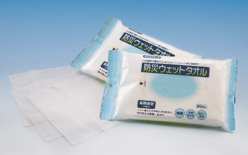 サニタクリーン 防災ウェットタオル（20枚入）