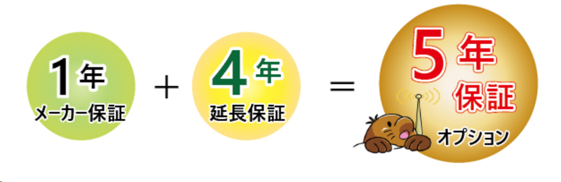 5年保証 メール de まもーる　無線タイプ