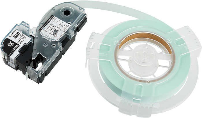 テプラPROテープ 詰替用EXロングテープ 白ラベル 18mm幅