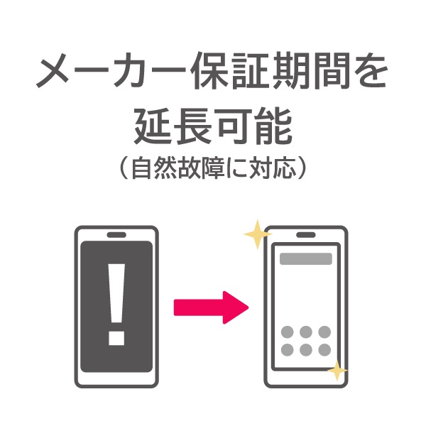 メーカー保証期間延長サービス 4年プラン SIMフリースマートフォン KC-S305