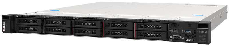 ThinkSystem SR250 V3(HS 2.5)/Xeon-6353P(8) 2.70GHz-4800MHz×1/PC5-44800 16.0GB(16×1)/RAID-940-8i-4GB/POW(800W×1)/OSなし/3年保証9x5(CRU-NBD)/SS90