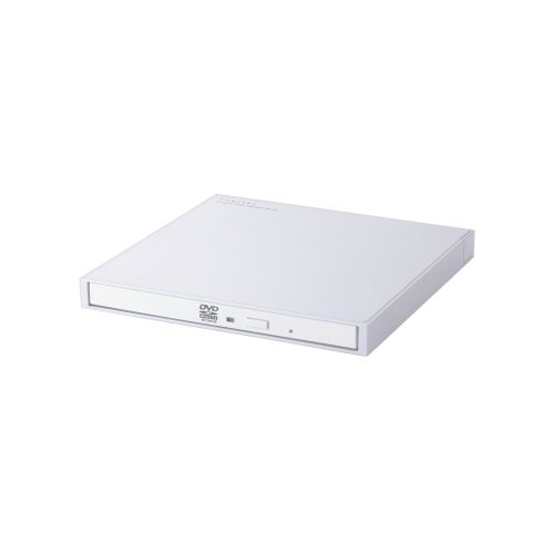 ポータブルDVDドライブ/USB Type-C/データ書き込み/ホワイト
