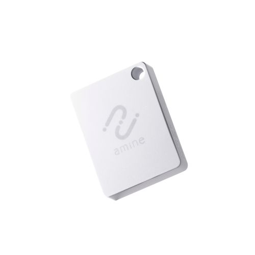 スマートトラッカー/タグ型/IP68設計/iOS対応/最大5年使い切りタイプ/ホワイト
