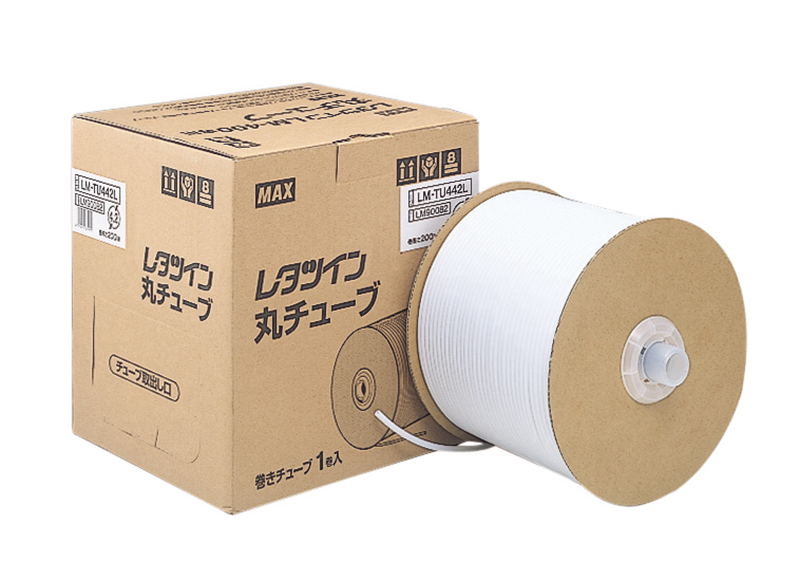 ドラムチューブ 内径2.5mm(0.5mm^2) 250m巻・白