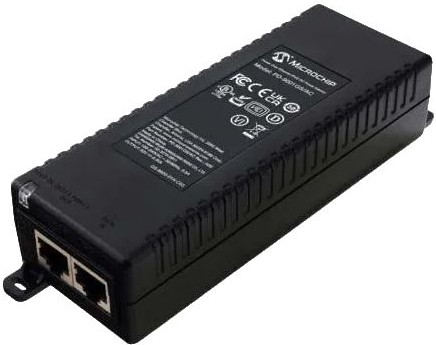 PoEインジェクタ 1ポート 30W 802.3at（ACケーブル付）
