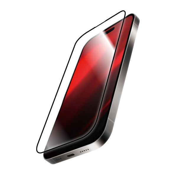 iPhone 16 ガラスフィルム「GLASS PREMIUM FILM」全面保護 超強度・耐衝撃3倍 超透明