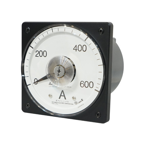 機械式指示計器 交流電流計（不平等目盛） 広角度計器 LS-110NAA B 0-15-45A DRCT N