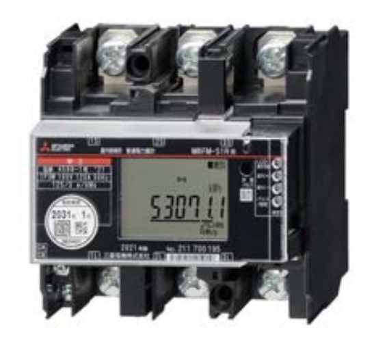 普通電力量計 表面形 発信装置付 三相3線式200V 定格電流120A 60Hz