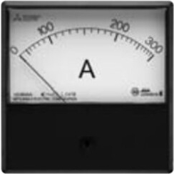 三菱指示電気計器 機械式指示計器 交流電流計(不平等目盛) 角形計器 YS-10NAA B 0-20-60A DRCT