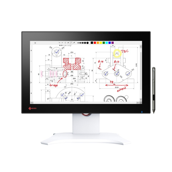 39.5cm（15.6）型タッチパネル装着カラー液晶モニター DuraVison FDF1683WT-ACAST ホワイト
