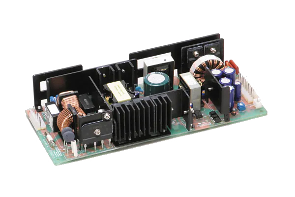 2出力225W AC-DCスイッチング電源 ピーク・高調波対応基盤型 カバー付き