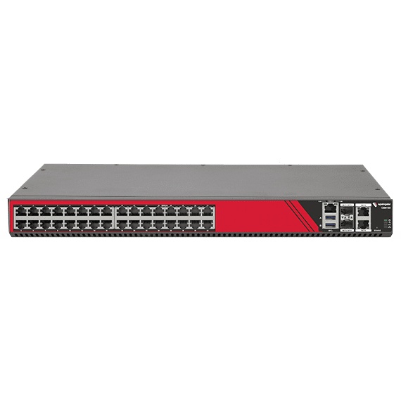 CM8100モデル Console Manager 32ポート10G SFP+ and 1GbE RJ45 Ethernet