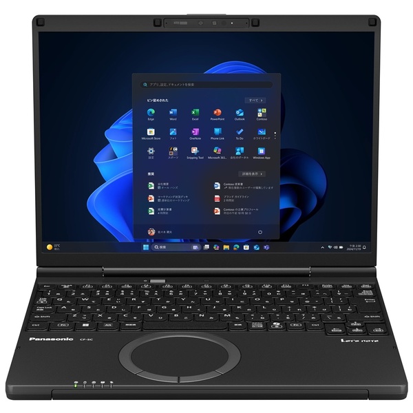 レッツノート SC 店頭(Core Ultra 7 356H/32GB/SSD・1TB/光学ドライブなし/Win11Pro/M365P(24か月版)+OFHB2024 オプション付/12.4型/FHD+/ブラック/Copilot+ PC)