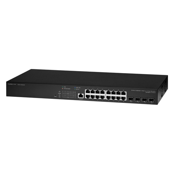 16ポート 2.5GBASE-T(PoE++) + 4スロット 10G SFP+ マネージドL2スイッチ