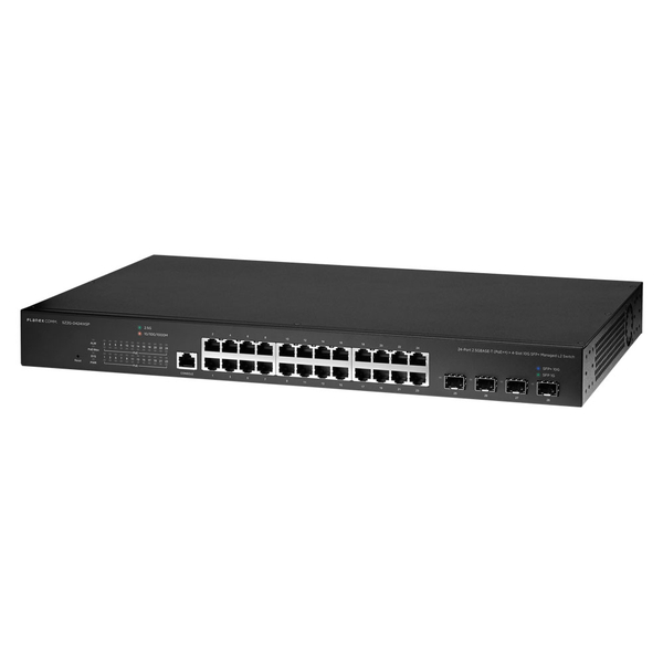 24ポート 2.5GBASE-T(PoE++) + 4スロット 10G SFP+ マネージドL2スイッチ
