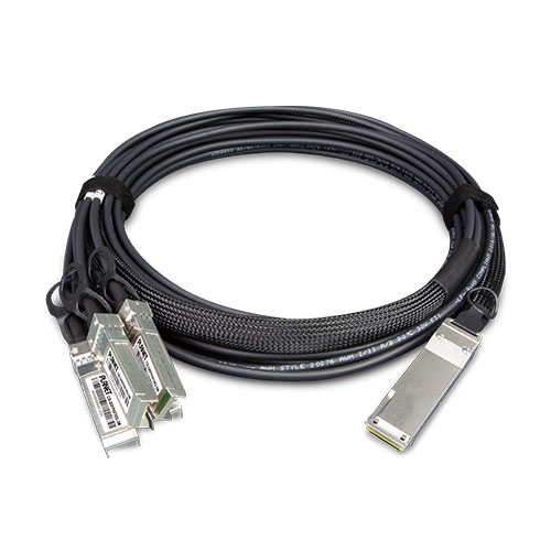 40G QSFP+ to 4×10G SFP+ 直接接続銅線ケーブル(5M)