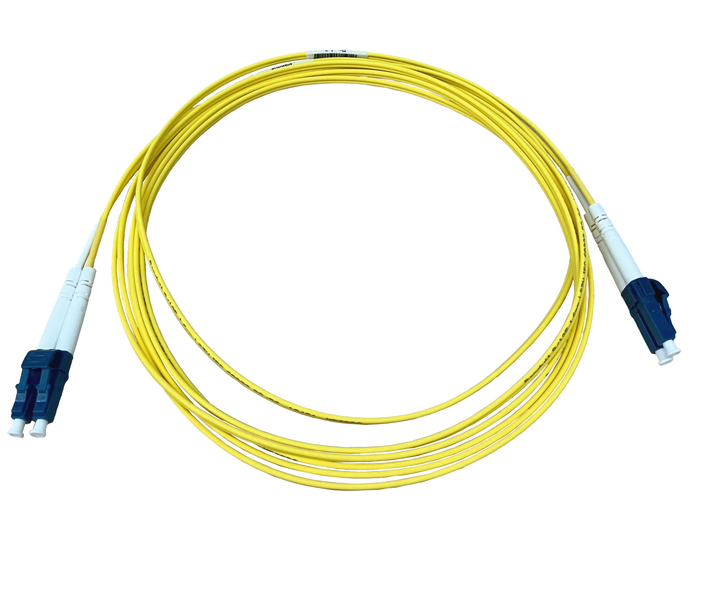 光ファイバーパッチコード NetKey 両端LCデュプレックス 極性AtoB OS2 LSZH 2m