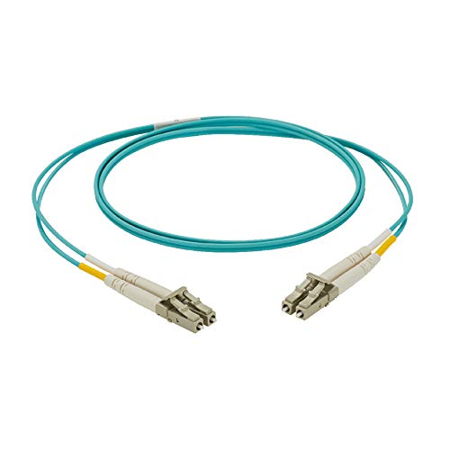光ファイバーパッチコード NetKey 両端LCデュプレックス 極性AtoB OM3 LSZH 8m