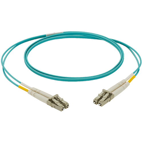 光ファイバーパッチコード NetKey 両端LCデュプレックス 極性AtoB OM4 LSZH 7m