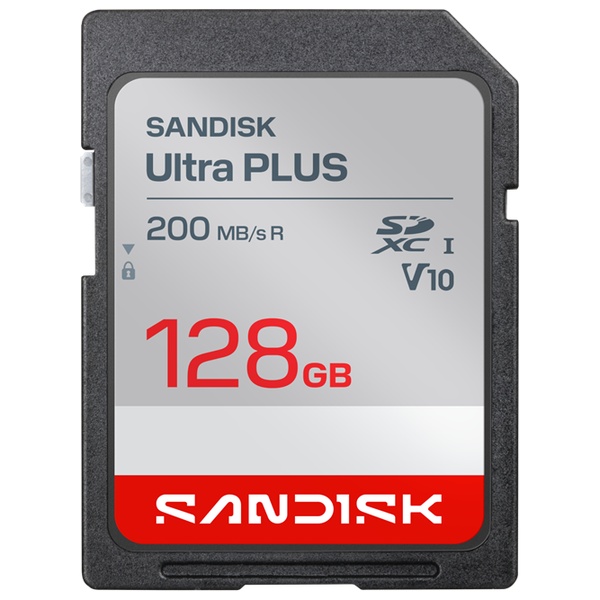 SANDISK Ultra PLUS SDカード 128GB