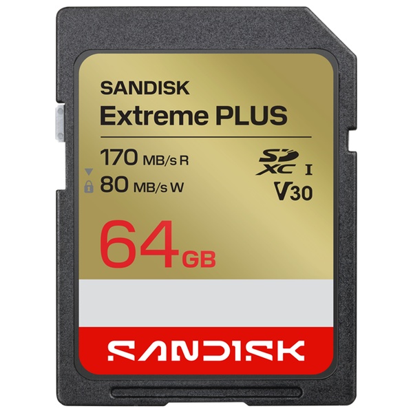SANDISK Extreme PLUS SDカード 64GB