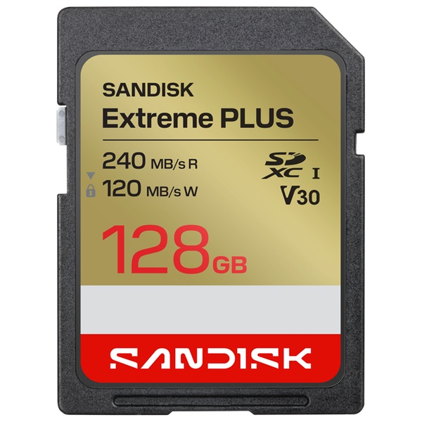 SANDISK Extreme PLUS SDカード 128GB