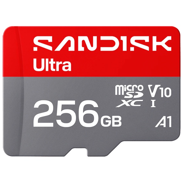 SANDISK Ultra microSD UHS-Iカード 256GB