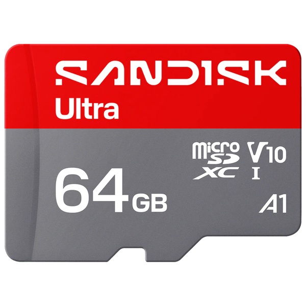 SANDISK Ultra microSD UHS-Iカード 64GB