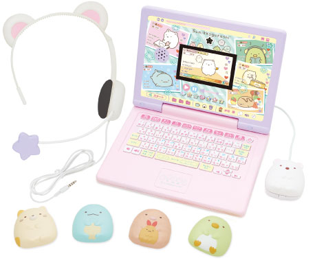 ヘッドセットではいしん？！カメラもIN！マウスできせかえ！すみっコぐらしパソコンMYLIVE