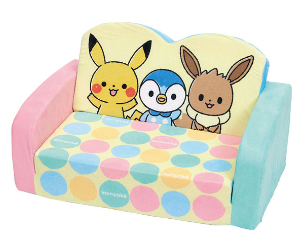 モンポケ ピカチュウたちの2wayソファーベッド