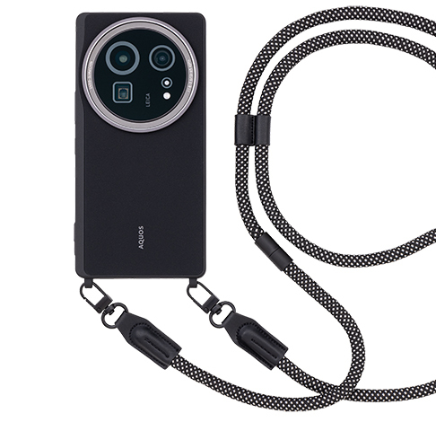 AQUOS sense9 pro用 SHARP純正ショルダーストラップケース