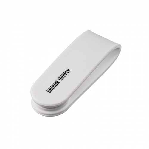 マグネット ケーブルクリップ（ホワイト・5個入り）