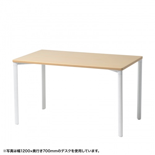 eテーブル（薄い木目）W1400×D600×H700【受注生産品】