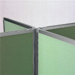 パーティションDパネル用X型ジョイントポール（H1500用）