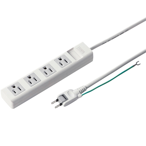 電源タップ（3P・4個口・5m）