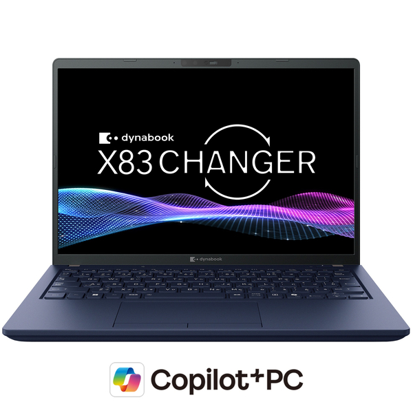 dynabook X83/PA （Core Ultra 5 322/16GB/SSD・512GB/ODD無/Win11Pro 25H2/Office無/13.3型WUXGA/顔認証/Copilot+ PC）