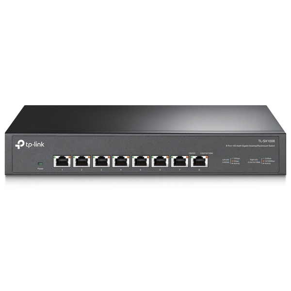 8ポート 10G デスクトップ/ラックマウント スイッチ