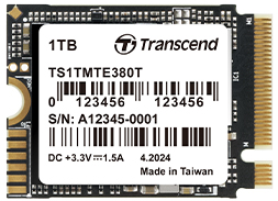 法人向け産業用製品 1TB M.2 2230 SSD PCIe Gen4x4 NVMe 3D TLC BiCS5 DRAM-less TCG OPAL