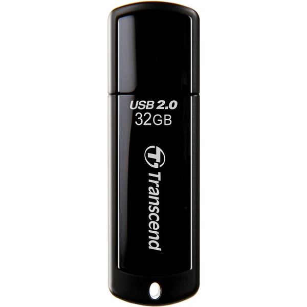 USBメモリー USB2.0 キャップ式 32GB ブラック