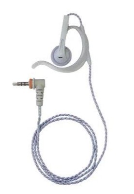 イヤピース（耳掛け付きオープンエアー型S・より対線・グレー）