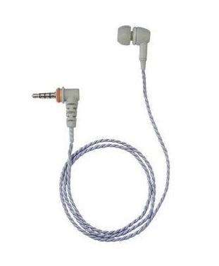 イヤピース（インイヤーフィット型・より対線・グレー）