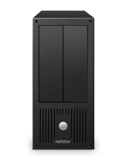 NetStor LTOテープ(5.25インチベイ×2) to Thunderbolt3 エンクロージャー、300W単一電源ユニット（PSU）搭載、Thunderboltケーブル（1m）1本付き