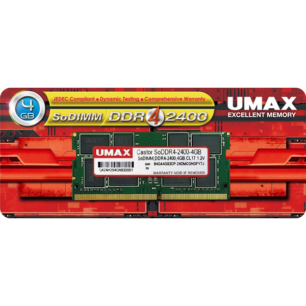 ノートPC用メモリー SO-DIMM DDR4-2400 4GB 1枚組