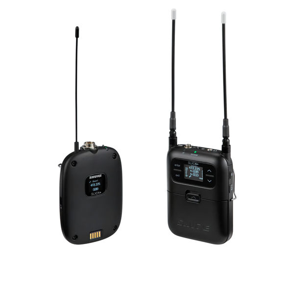 SLXD+、ボディーパック送信機、1chポータブル受信機