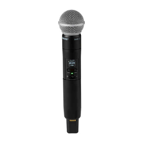 SLXD+、ハンドヘルド型送信機、SM58