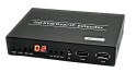 LANケーブル利用/HDMIモニタKVMエクステンダーMatrix/受信機単体