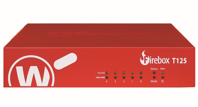 WatchGuard Firebox T125 with 3-yr Standard Support