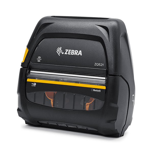 RFID対応モバイルプリンタ Zebra ZQ521 RFID 感熱式 203dpi 4インチ USB Wi-Fi Bluetooth ラベル印刷 レシート印刷