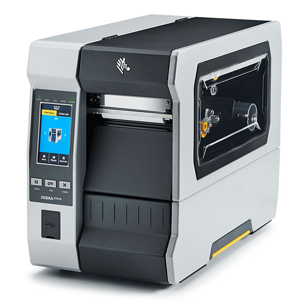 産業用プリンタ Zebra ZT610 熱転写式 203dpi 4インチ USB RS232C Ethernet Bluetooth USBHost ラベル印刷 剥離機能付き