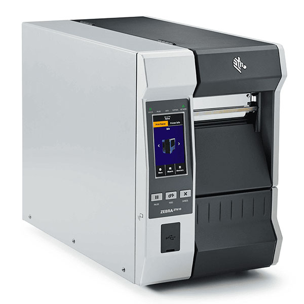 産業用プリンタ Zebra ZT610 RFID 熱転写式 600dpi 4インチ USB RS232C Ethernet Bluetooth NFC USBHost ラベル印刷